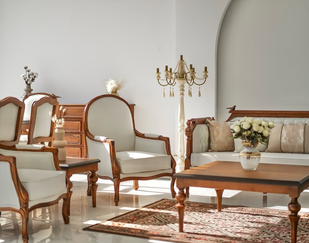 مبل کلاسیک ۸ نفره گنجشگی