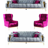 مبل راحتی چستر ماهور ۸ نفره